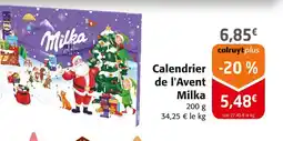 Colruyt MILKA Calendrier de l'Avent offre