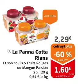 Colruyt RIANS La Panna Cotta offre