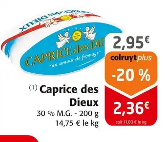 Colruyt Caprice des dieux offre