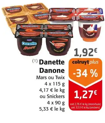 Colruyt DANONE Danette offre