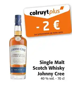 Colruyt JOHNNY CREE Single Malt Scotch Whisky offre