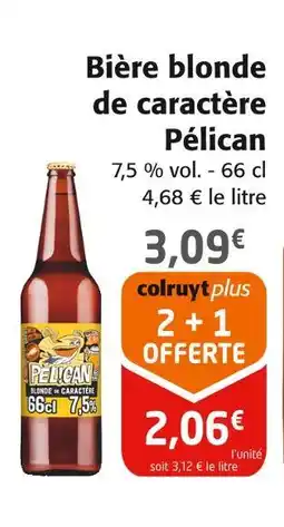 Colruyt Pélican Bière blonde de caractère offre