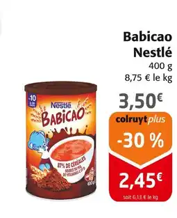 Colruyt NESTLÉ Babicao offre