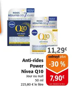 Colruyt NIVEA Anti-rides Power Q10 offre