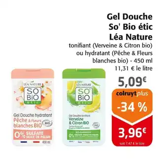 Colruyt LÉA NATURE Gel Douche So' Bio étic offre