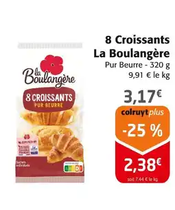 Colruyt La Boulangère 8 Croissants offre