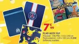 La Foir'Fouille Plaid motif pop offre