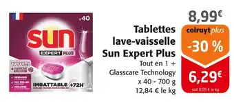 Colruyt Sun Tablettes lave-vaisselle Expert Plus offre