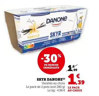 Super U DANONE Skyr offre