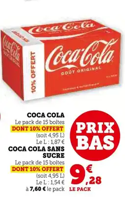 Super U Coca Cola offre