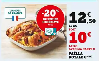 Super U U Paëlla Royale offre