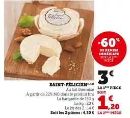 Super U Saint-Félicien offre