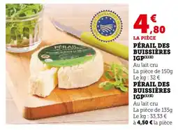 Super U Pérail des Buissières IGP offre