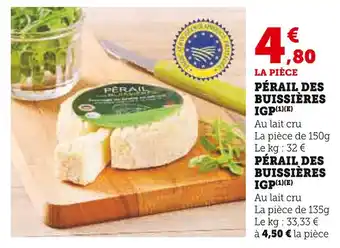 Super U Pérail des Buissières IGP offre