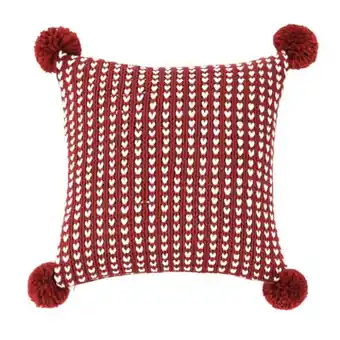 Jardiland ECLOZ Coussin à pompons ECLOZ offre