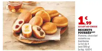 Super U Beignets fourrés offre