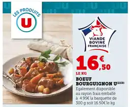 Super U U Boeuf Bourguignon offre