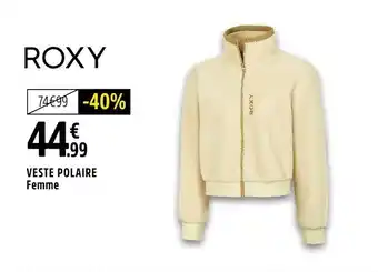 Intersport ROXY Veste Polaire Femme offre