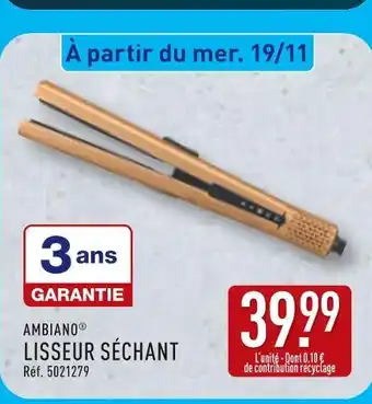 ALDI Ambiano Lisseur Séchant offre