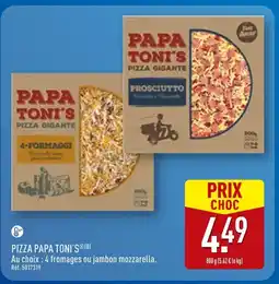 ALDI Papa Toni's Pizza Gigante 4-Fromaggi offre