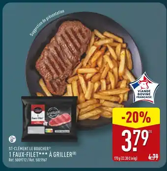 ALDI ST-CLÉMENT LE BOUCHER Faux-filet à griller offre