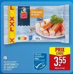 ALDI GOLDEN SEAFOOD 48 Bâtonnets de Surimi offre