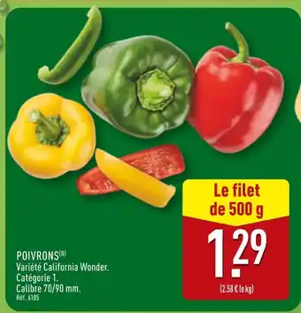 ALDI Poivrons offre