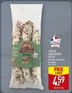 ALDI Trio de saucissons secs offre