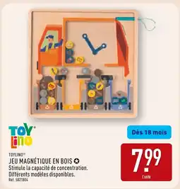 ALDI Toylino Jeu Magnétique en Bois offre