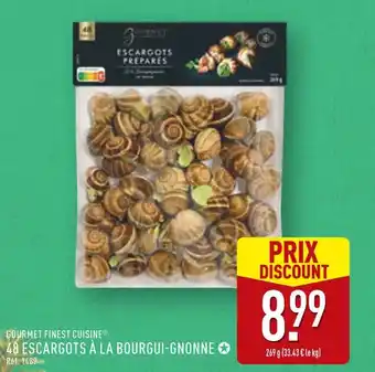 ALDI GOURMET FINEST CUISINE 48 Escargots à la Bourguignonne offre