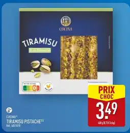 ALDI Cucina Tiramisu Pistache offre
