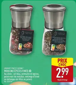 ALDI GOURMET FINEST CUISINE Moulins Épices Fines offre
