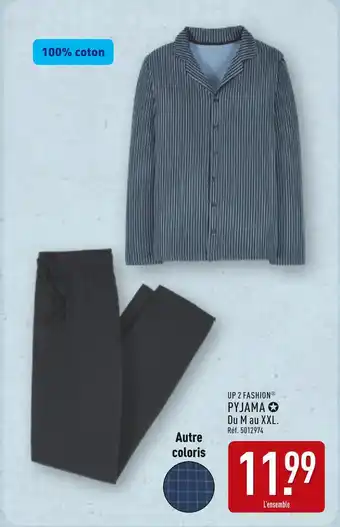 ALDI UP 2 FASHION Pyjama offre
