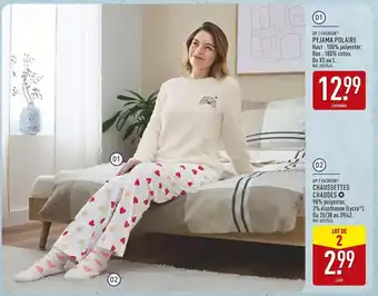 ALDI UP 2 FASHION Pyjama polaire offre