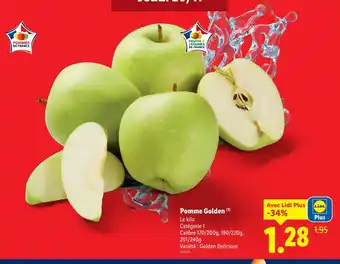 Lidl Pomme Golden offre