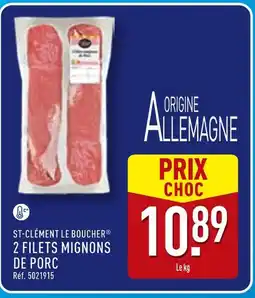ALDI ST-CLÉMENT LE BOUCHER 2 filets mignons de porc offre