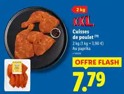 Lidl Cuisses de poulet offre
