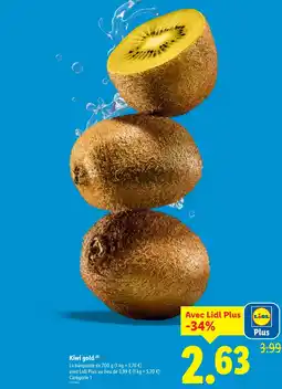 Lidl Kiwi gold offre