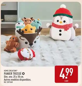 ALDI HOME CREATION Panier tressé offre