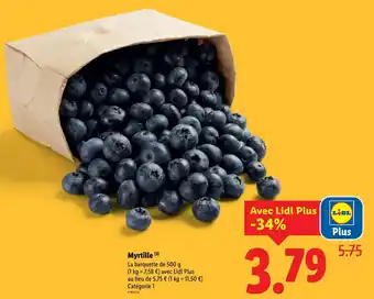 Lidl Myrtille offre
