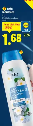 Lidl CIEN Bain moussant offre