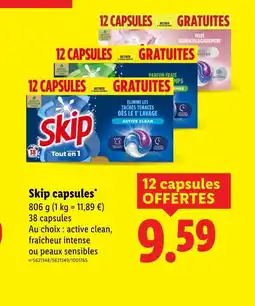 Lidl SKIP Capsules offre