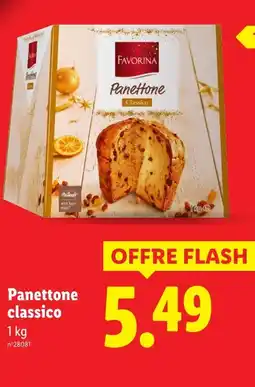 Lidl Favorina Panettone classico offre
