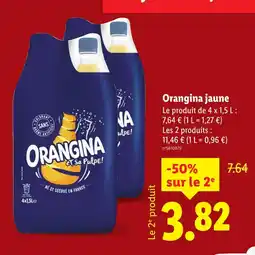 Lidl Orangina jaune offre