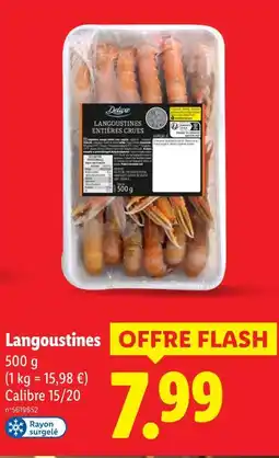 Lidl Deluxe Langoustines offre