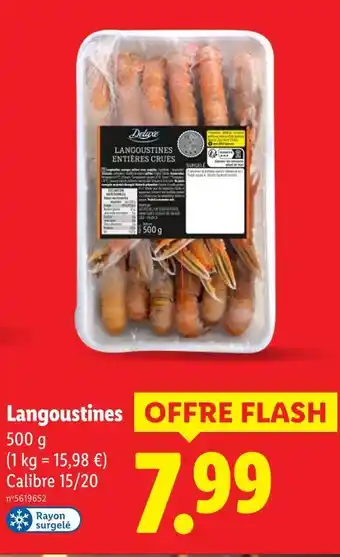 Lidl Deluxe Langoustines offre