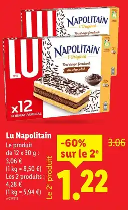 Lidl Lu Napolitain offre