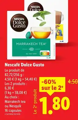 Lidl Nescafé Dolce Gusto offre