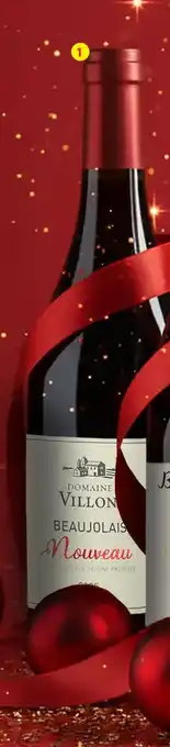 Lidl Domaine Villon Beaujolais Nouveau 2025 AOP offre