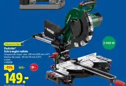 Lidl Parkside Scie à onglet radiale offre